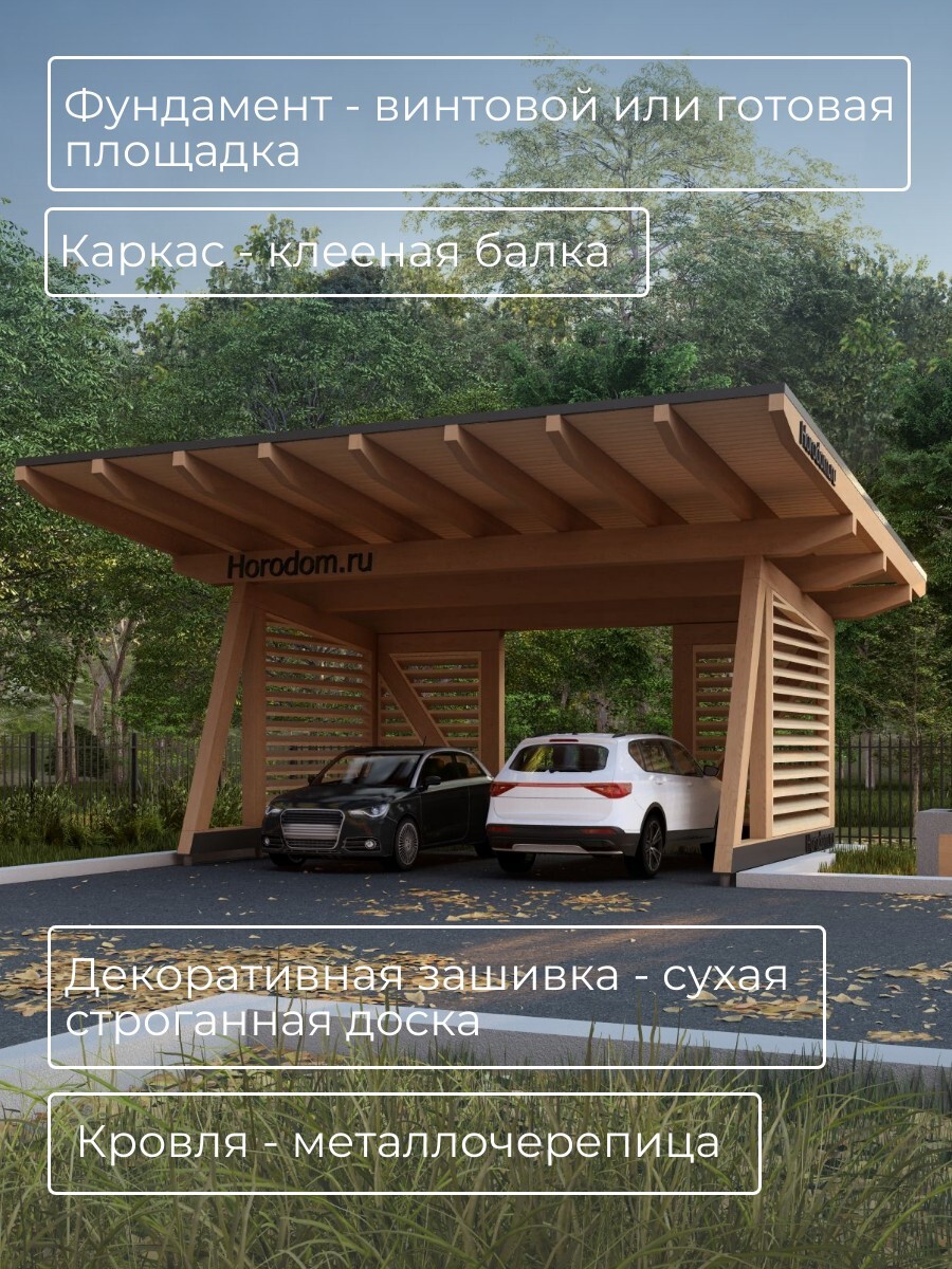 Проект навеса / HDN4 — фото 4