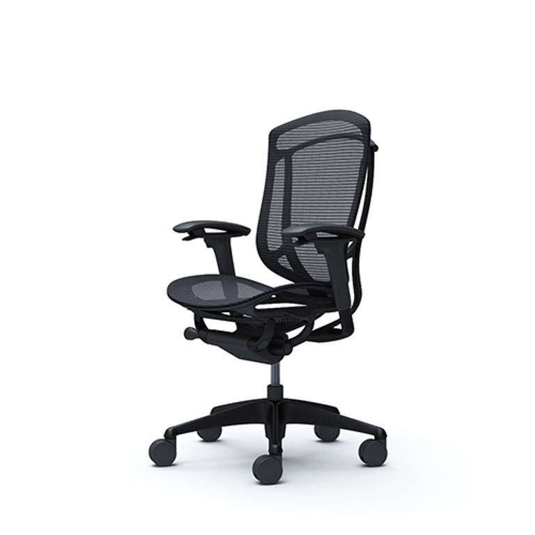 OKAMURA CONTESSA SECONDA Black Mesh Office Chair