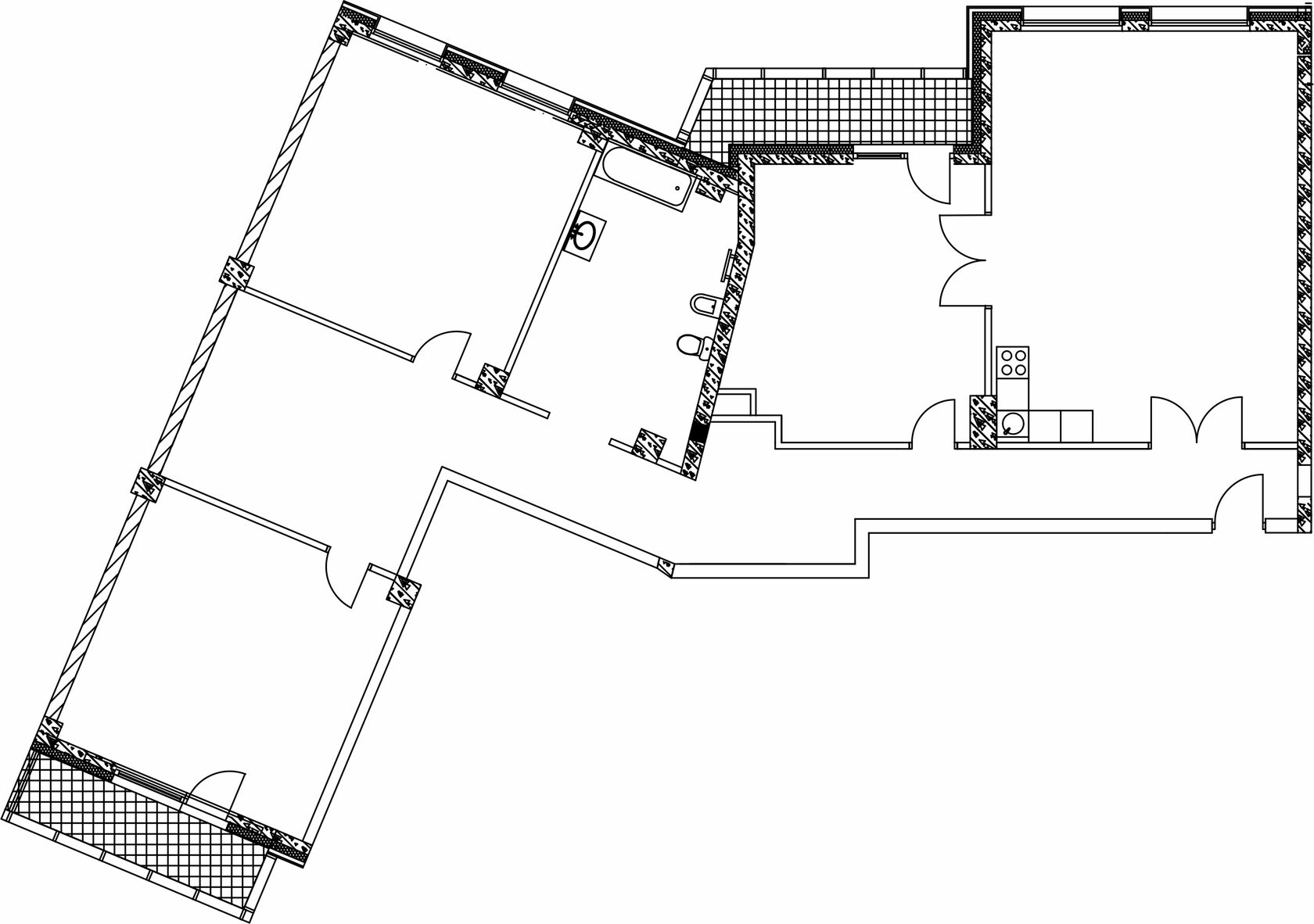 4-комнатная квартира №184, 182.90 м2