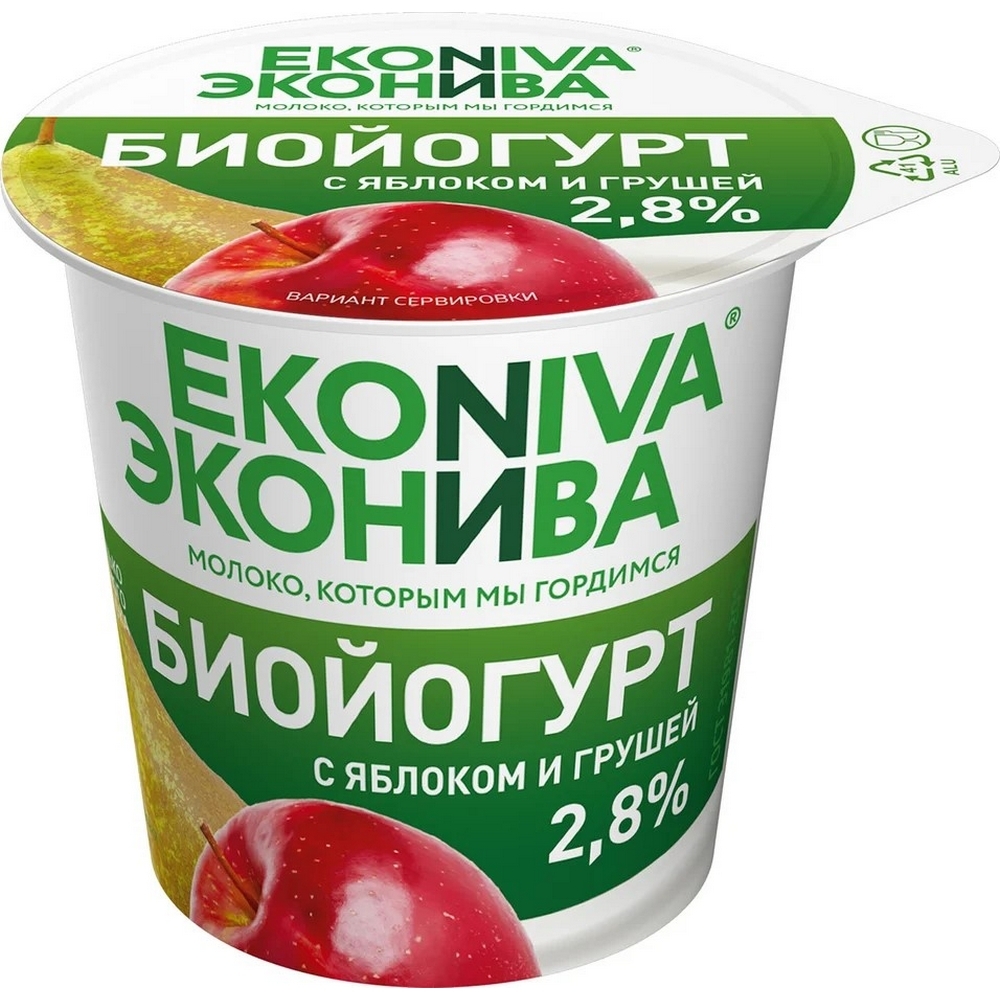 Гр яблоко. Биойогурт ЭКОНИВА 3,2%, 125 Г. Биойогурт ЭКОНИВА. Йогурт био черника 2,8% 125 г ЭКОНИВА. Биойогурт ЭКОНИВА 2,8% 125г черника.