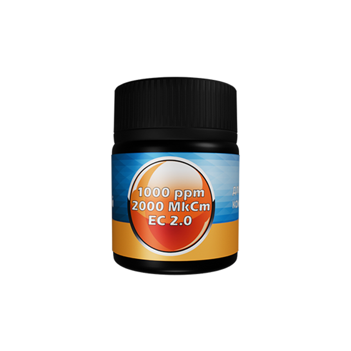 Калибровочный буферный раствор 1000ppm 2.0 ec для TDS EC измерителей Orange Tree