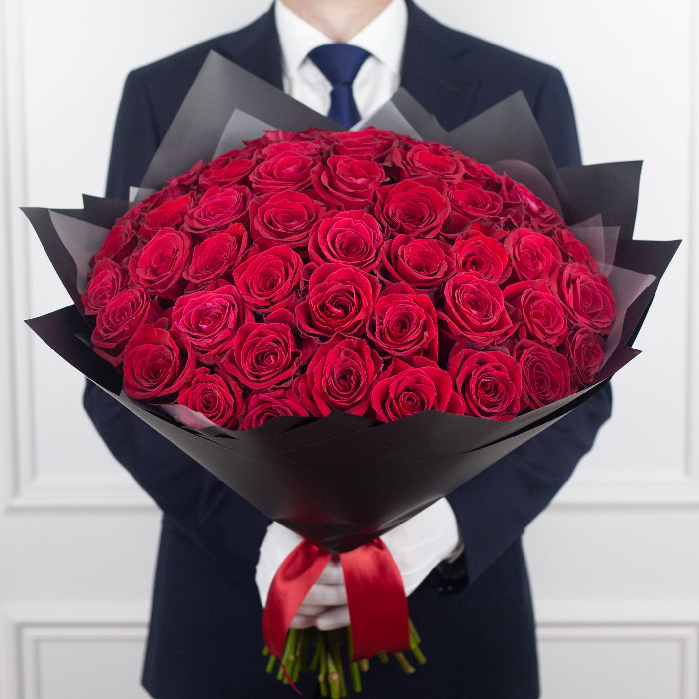 Bouquet of 51 red Ecuadorian roses