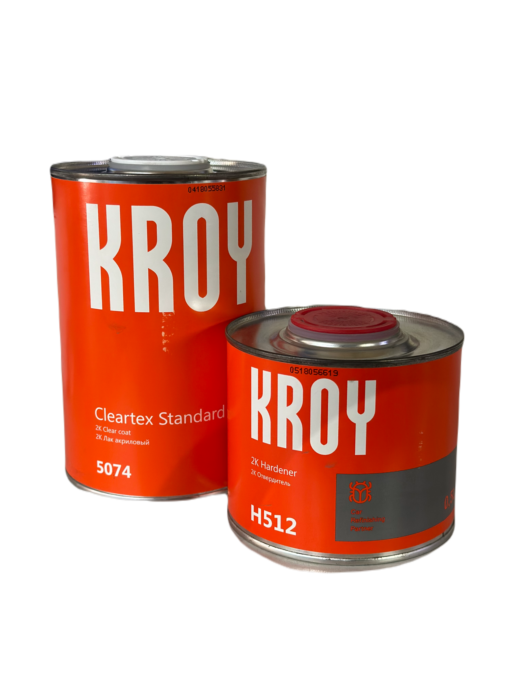 Грунт KROY 2К Express Fiiier 4:1 в комплекте серый 0,8л NEW6