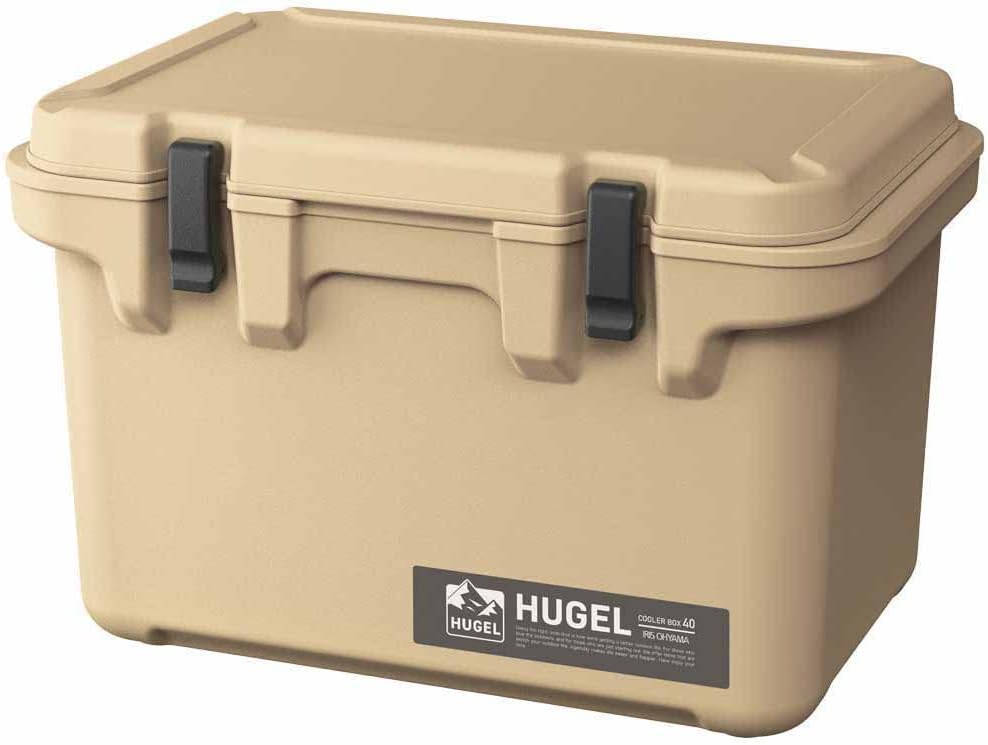 HUGEL Термобокс VACUUM COOLER BOX TC-40 Бежевый, 40 литров /1