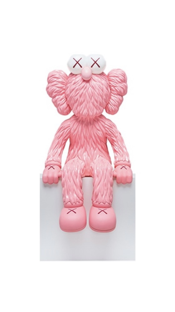 Pink sales kaws plush