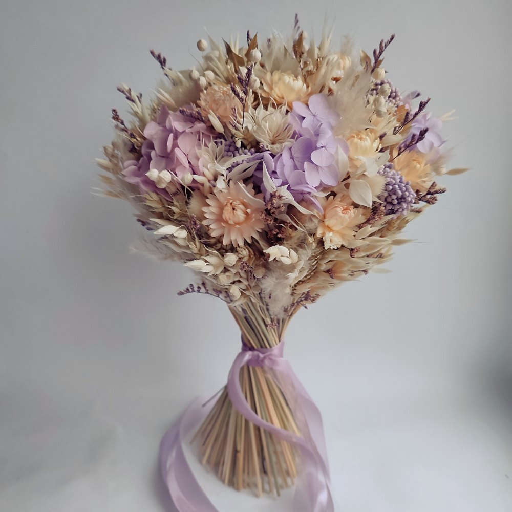 Букет сухоцветов Нежные лепестки
