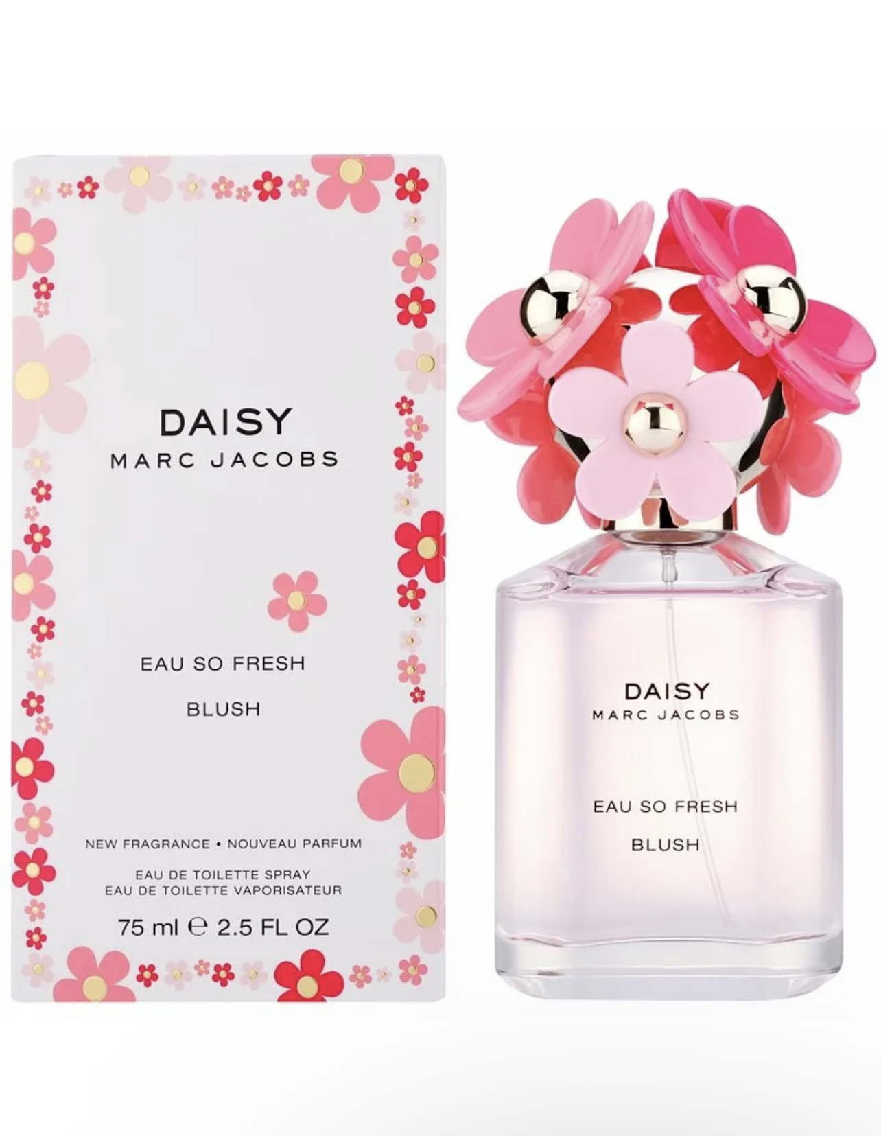 Marc jacobs daisy eau so. Marc Jacobs Daisy Eau so Fresh туалетная вода 75 мл. Marc Jacobs Daisy Fresh туалетная вода 75. Marc Jacobs Daisy Eau so Fresh blush EDT, 75 ml. Marc Jacobs Daisy blush 75 ml.