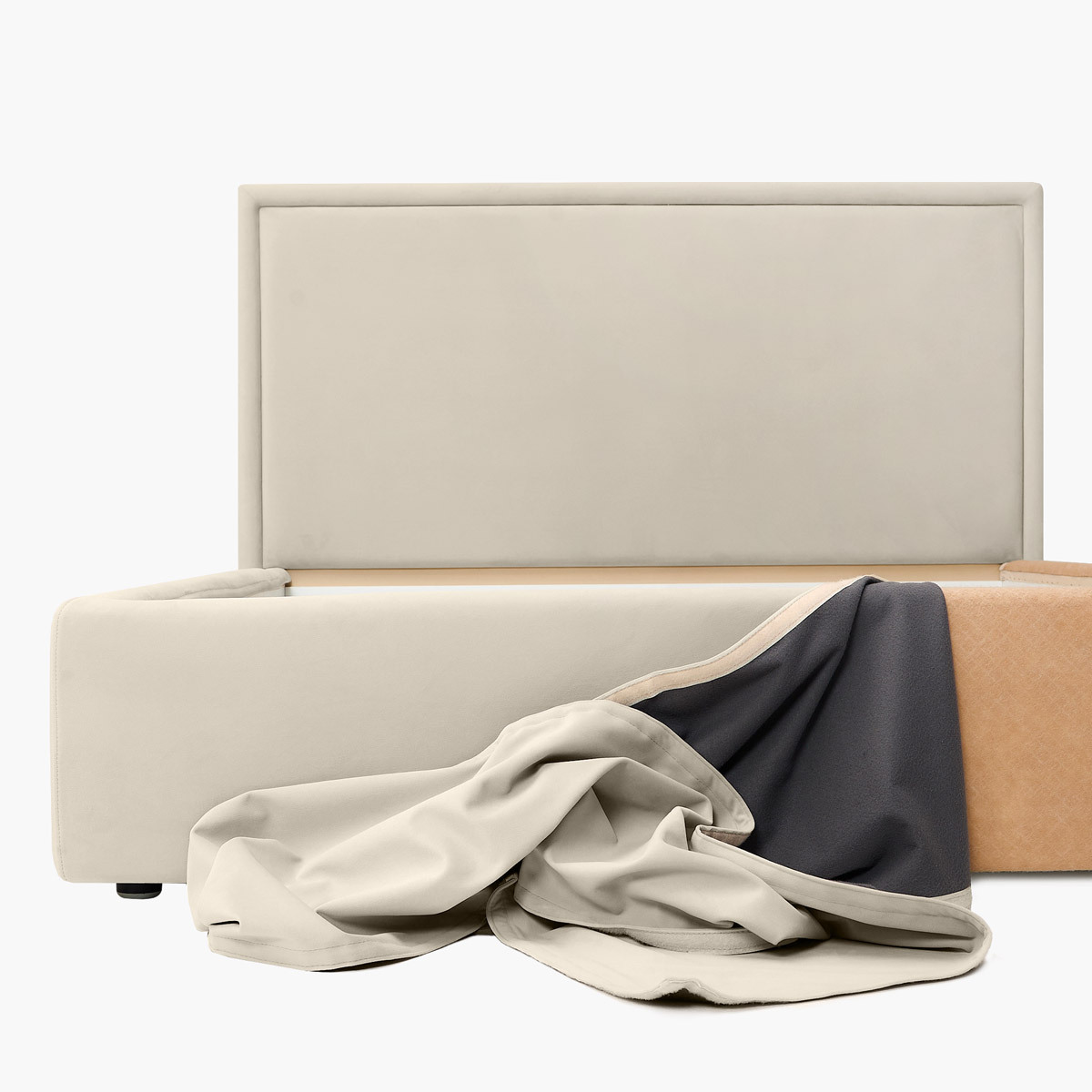 Съёмные чехлы обивки кровати