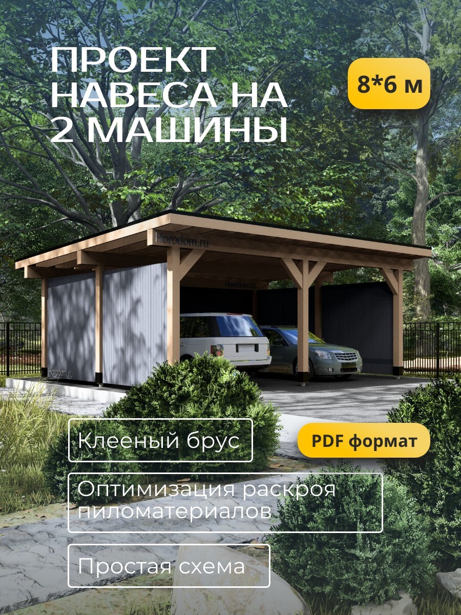 Проект навеса / HDN2