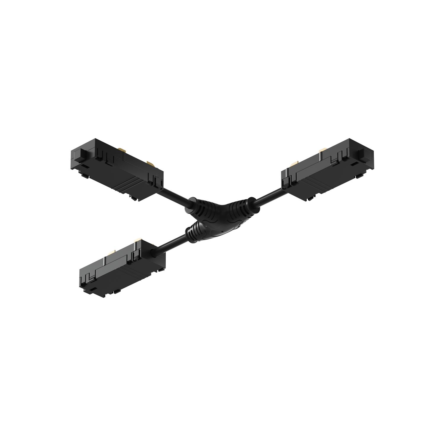 TR2115-BK Гибкий Т-образный, электрический коннектор трека SMART, черный - вид 3