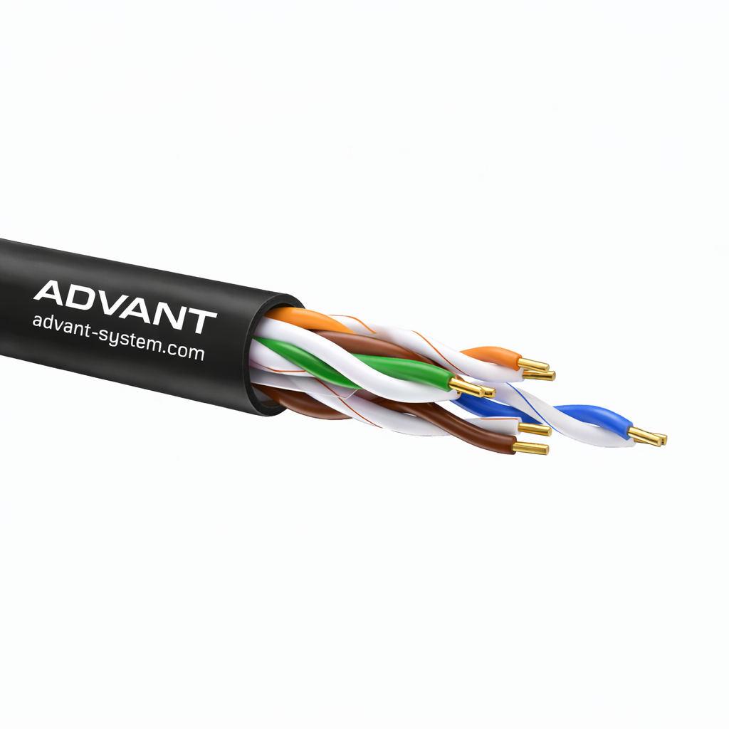 ADVANT ADV6-U23PE* - Ethernet сable Cat6, U/UTP, 4 Pairs, 4x2x0.57 mm ...