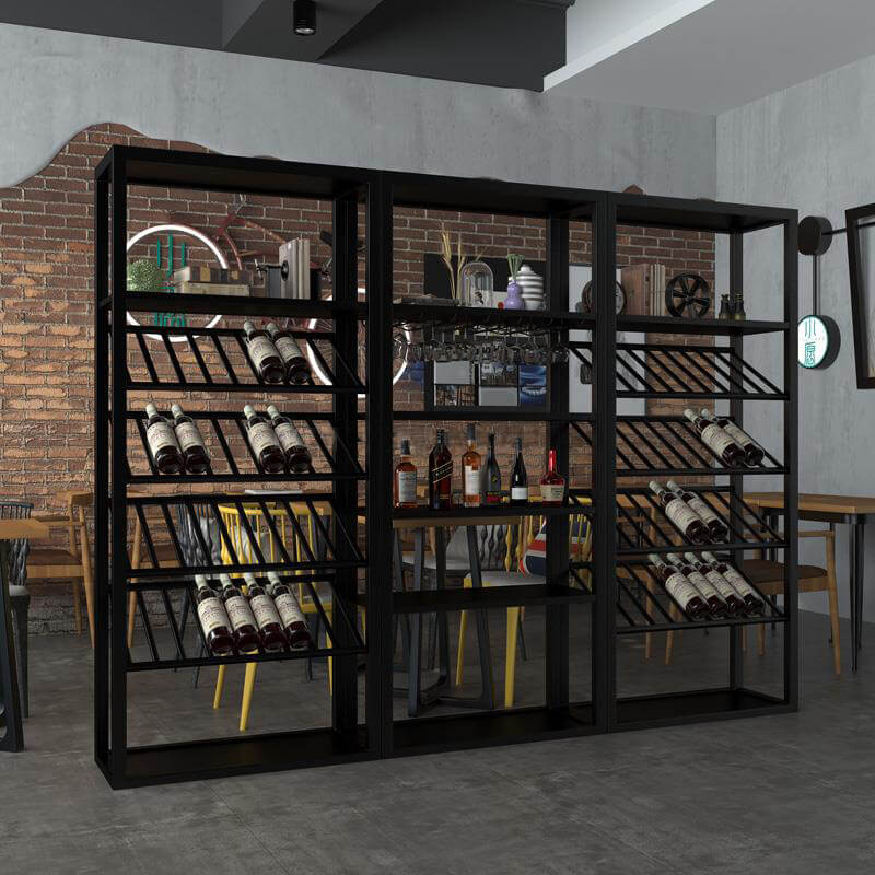 винный стеллаж в стиле лофт