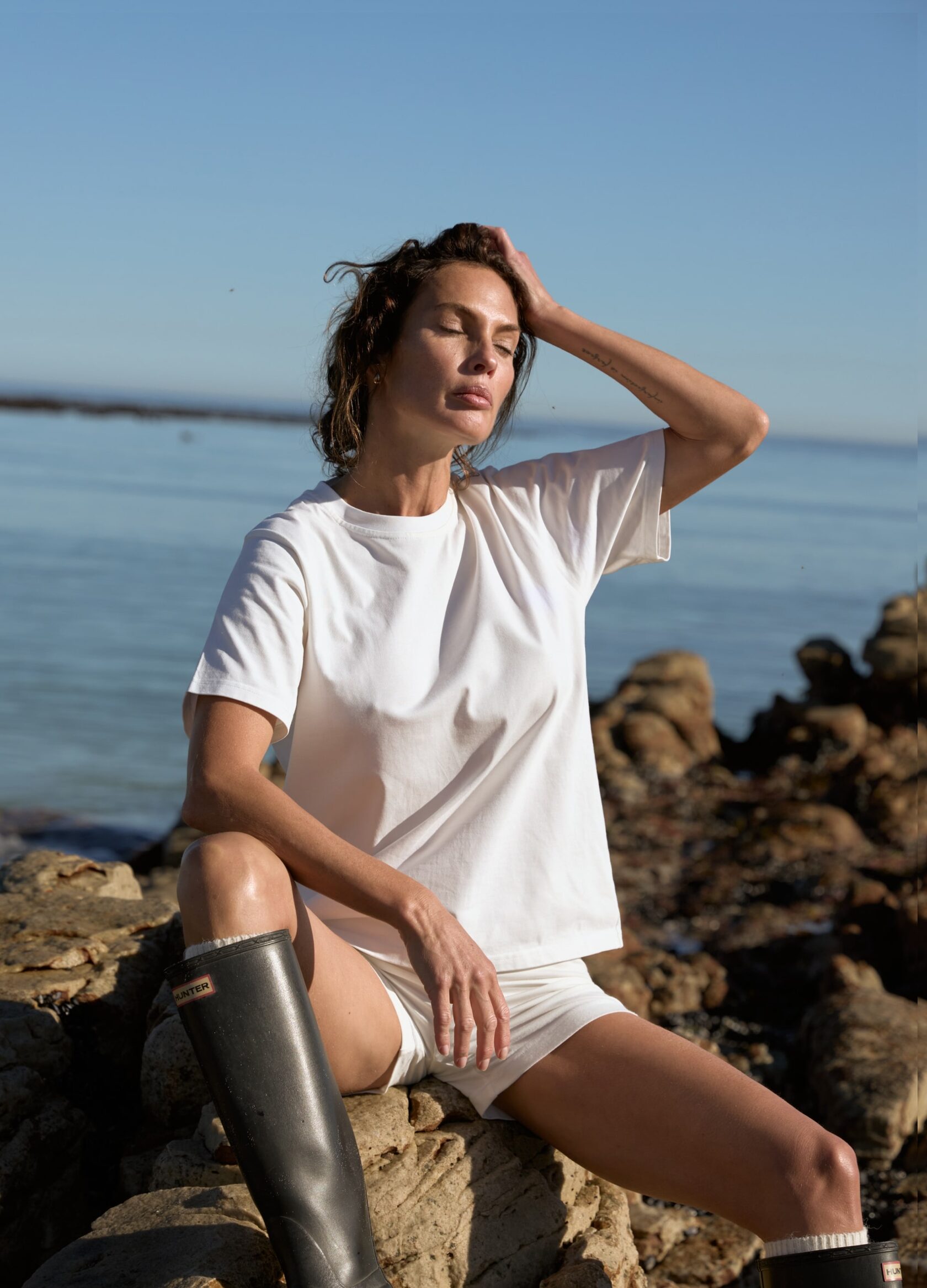 

Футболка базовая из плотного хлопка - Белая, White;белый