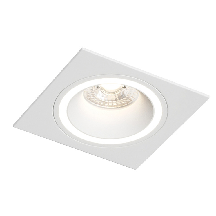 Встраиваемый светильник GU10 LED белый алюминий Denkirs DK2061-WH DK2061-WH