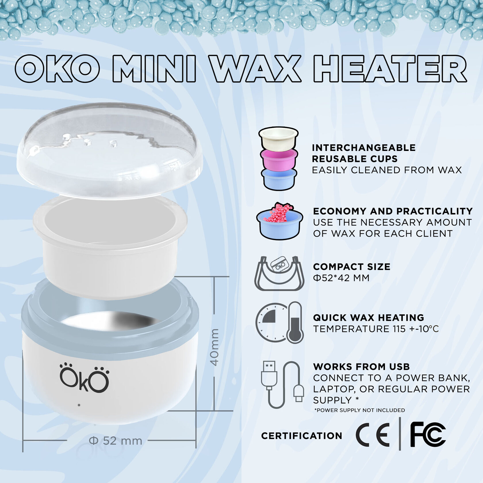 Mini Wax Heater in the OkO brand online store