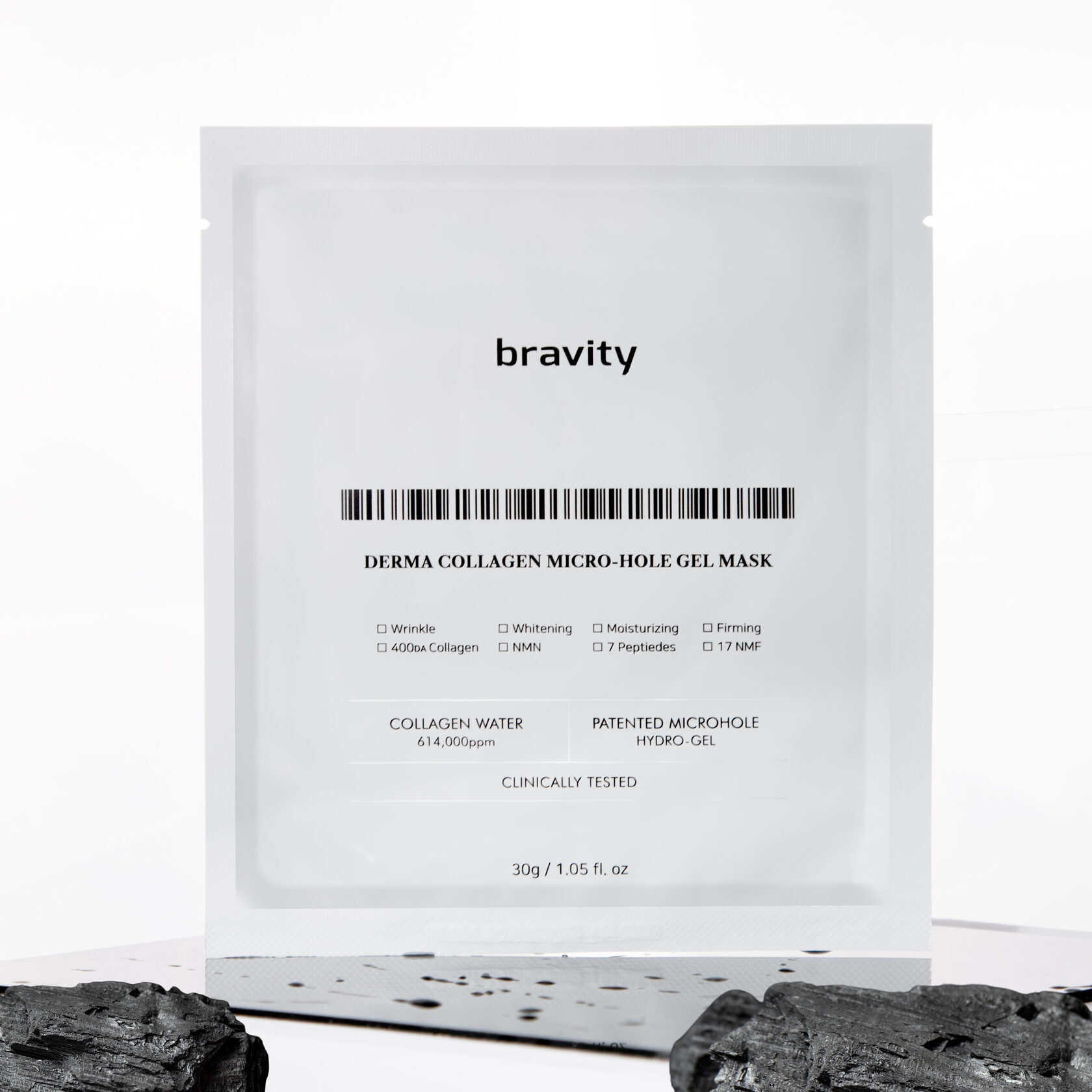 Bravity Derma Collagen Micro-hole Gel Mask Маска для лица коллагеновая