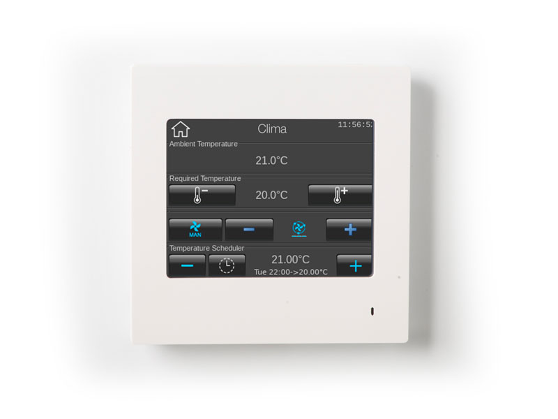 Evo панель. Сенсорная панель KNX. KNX - z35 v2. Capacitive Touch Panel.