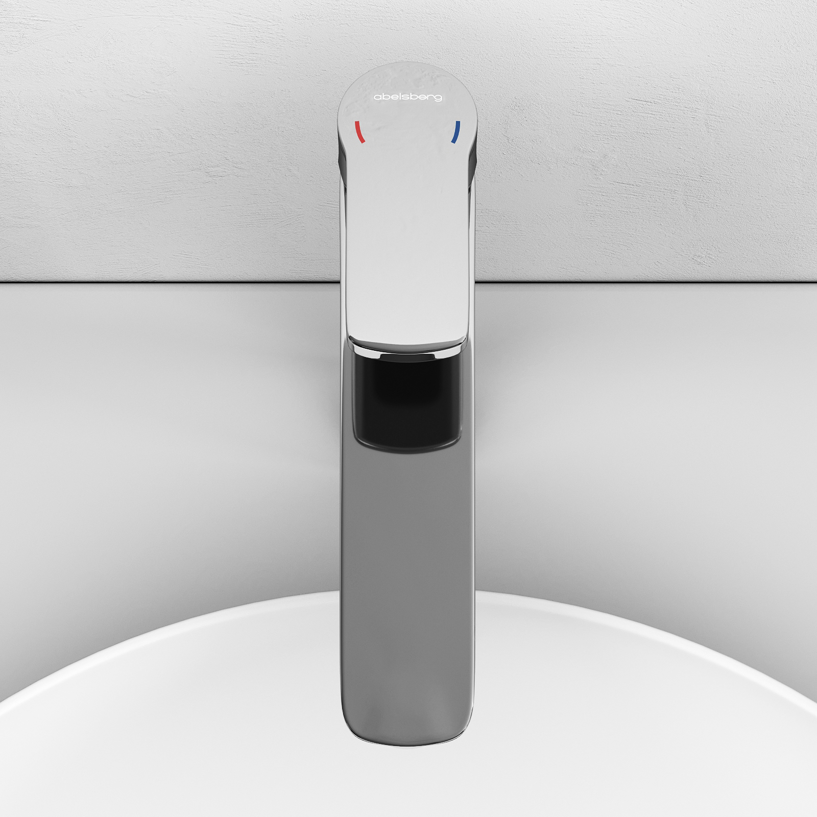 Cмеситель на столешницу Lineara высокий глянцевый хром