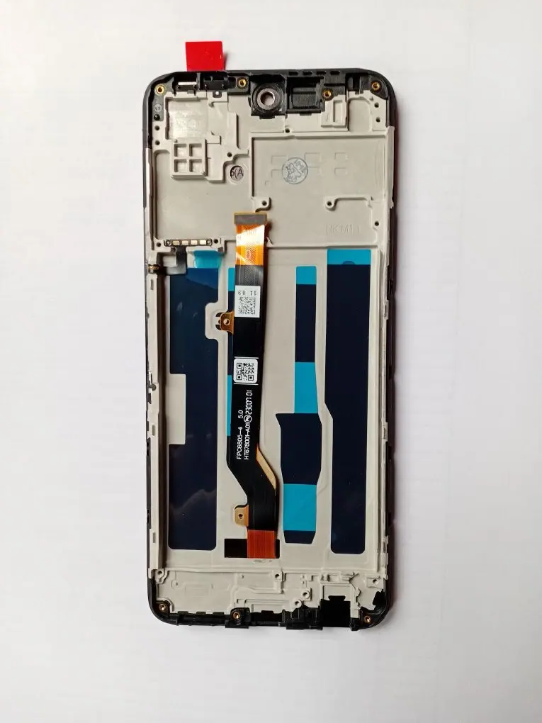Дисплей с тачскрином Tecno Camon 18 (черный) 100% оригинал в рамке