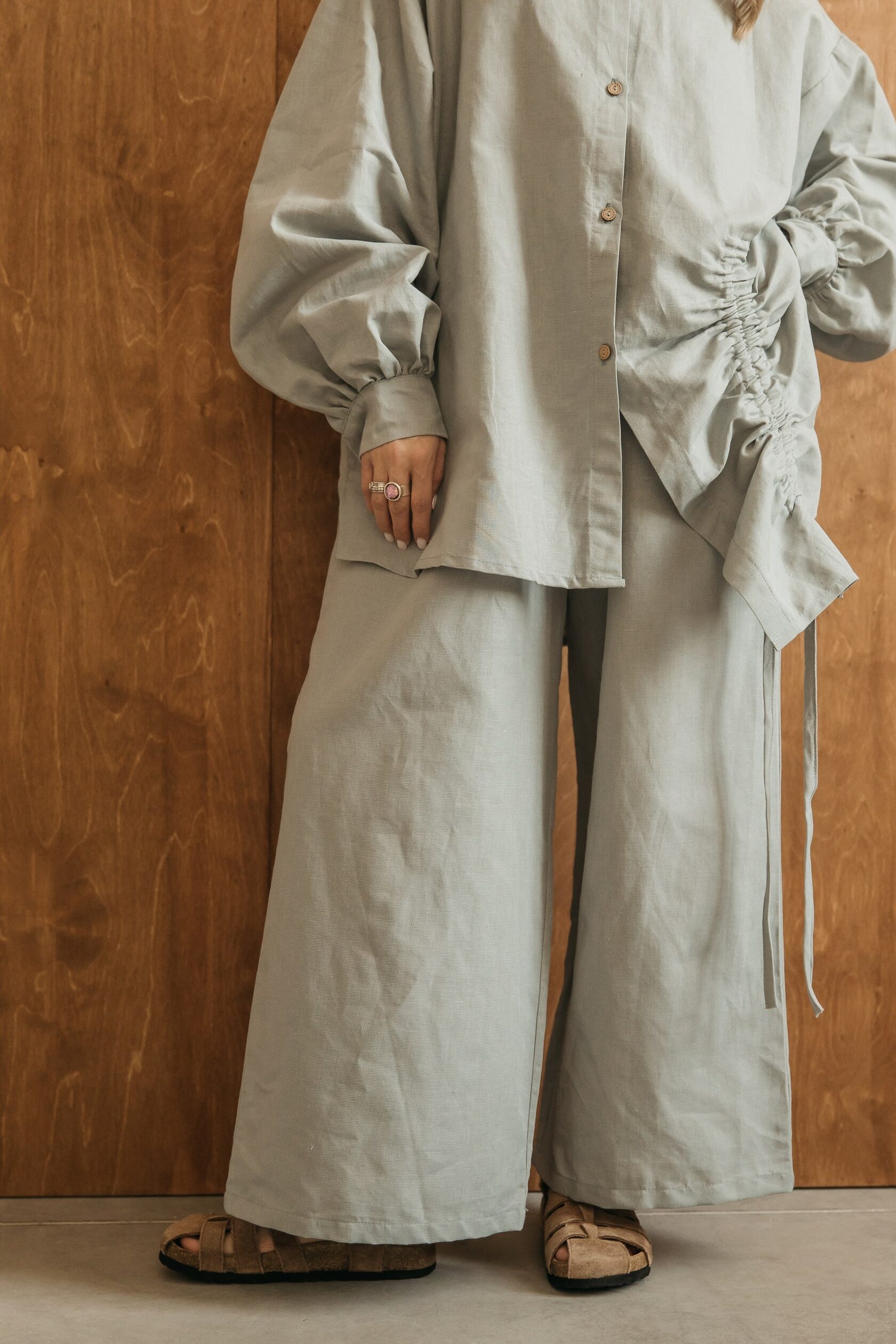 Брюки палаццо «Пташка»