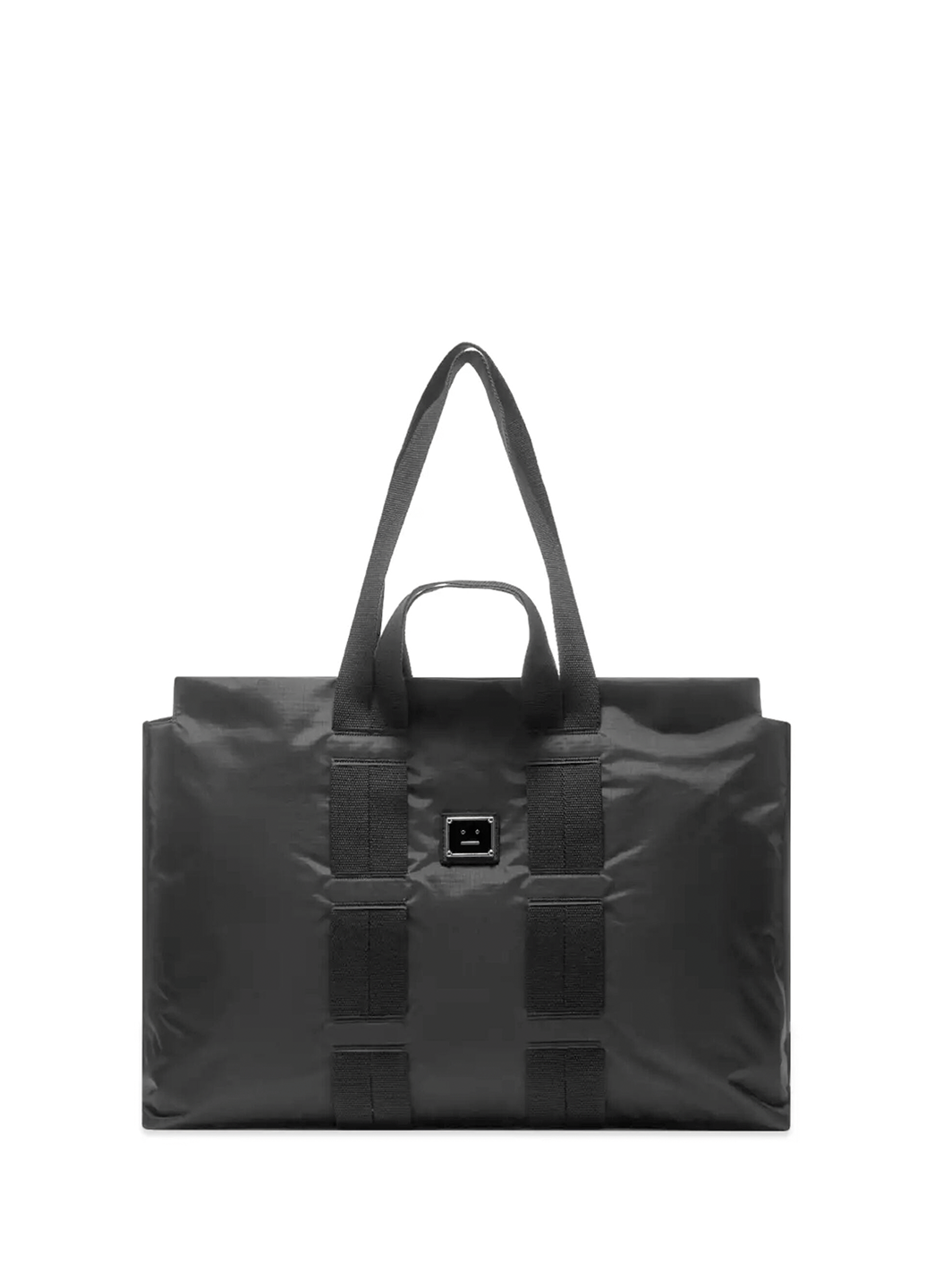 Acne studios arvid 2025 plaque face tote bag