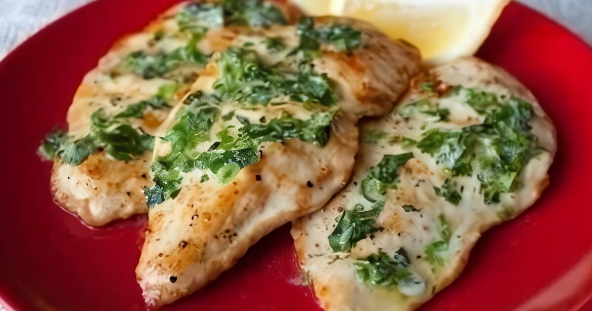 Куриные отбивные с укропом и чесноком