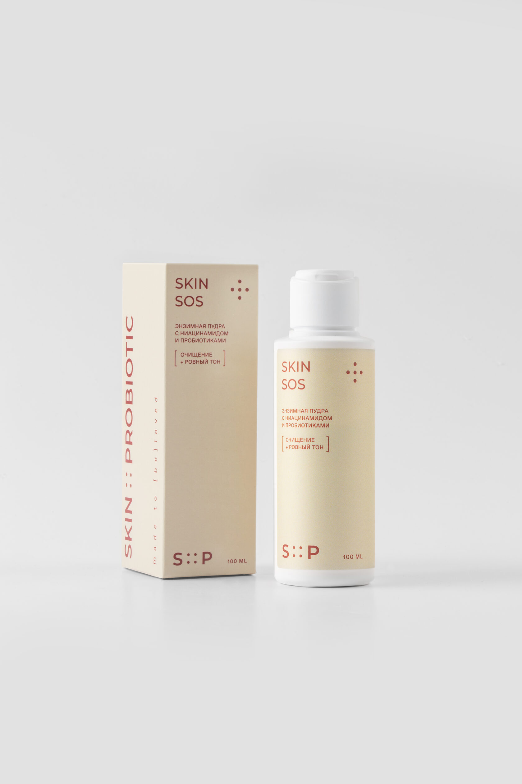 Энзимная пудра с ниацинамидом и пробиотиками SkinSOS от SP by SkinProbiotic