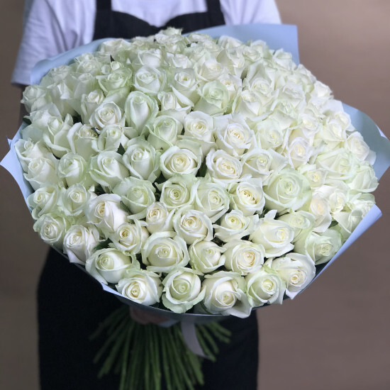Roses 101 pcs WHItE