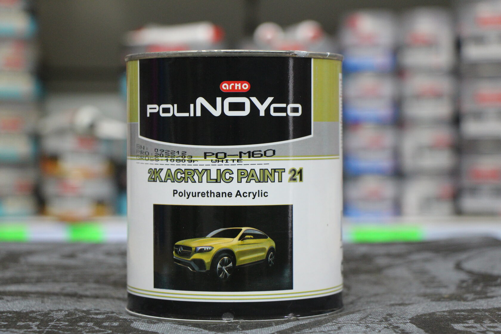 алкидная краска NOY 040 1л БЕЛАЯ