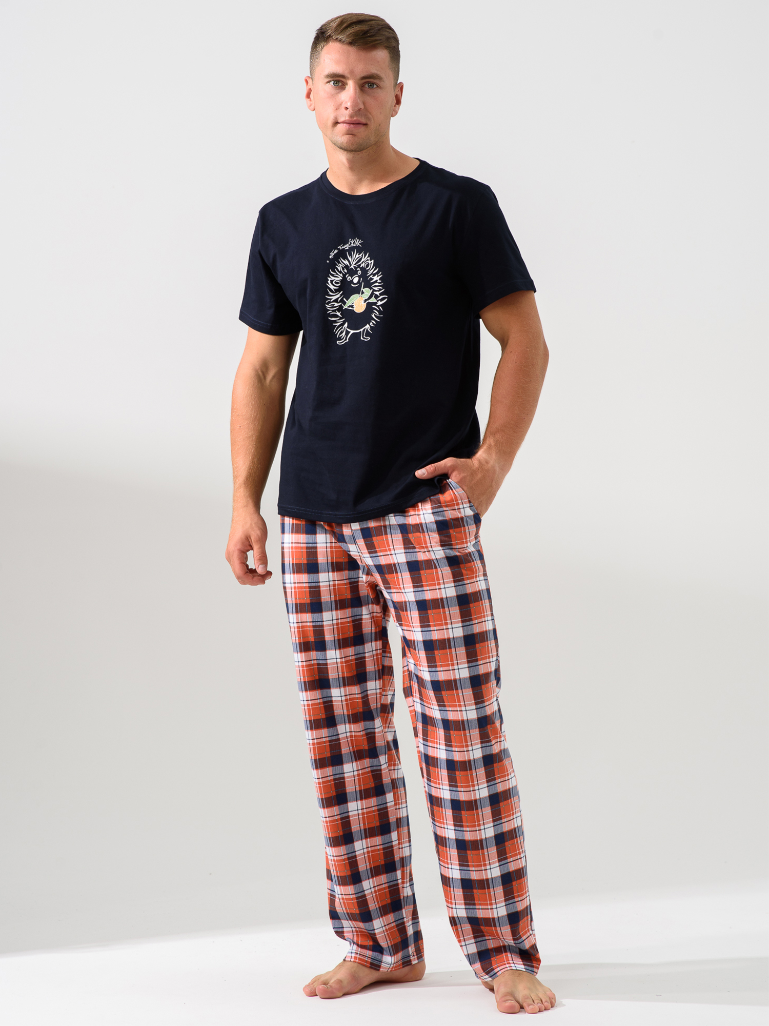 
Пижама мужская "Ежик"