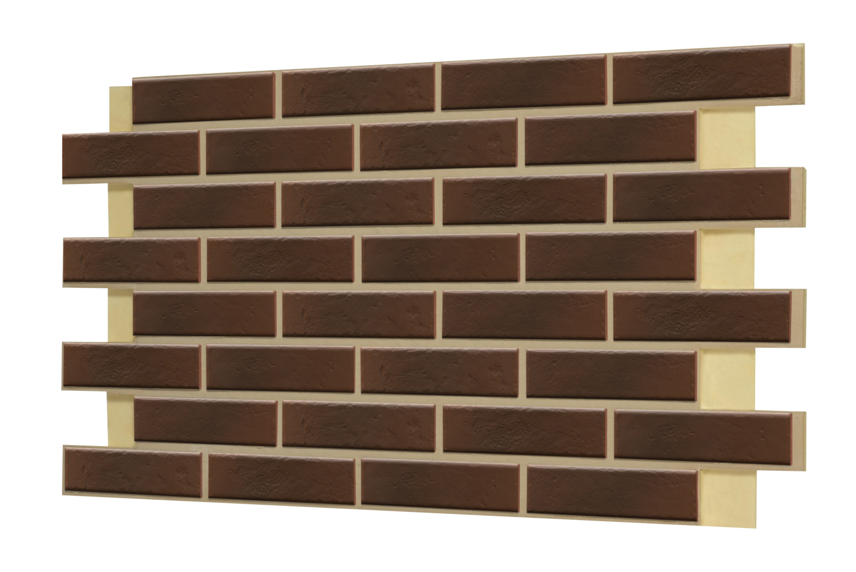 Фасадная термопанель ППУ Cerrad Old Castle Brown 102,8 x 61,6 от ...