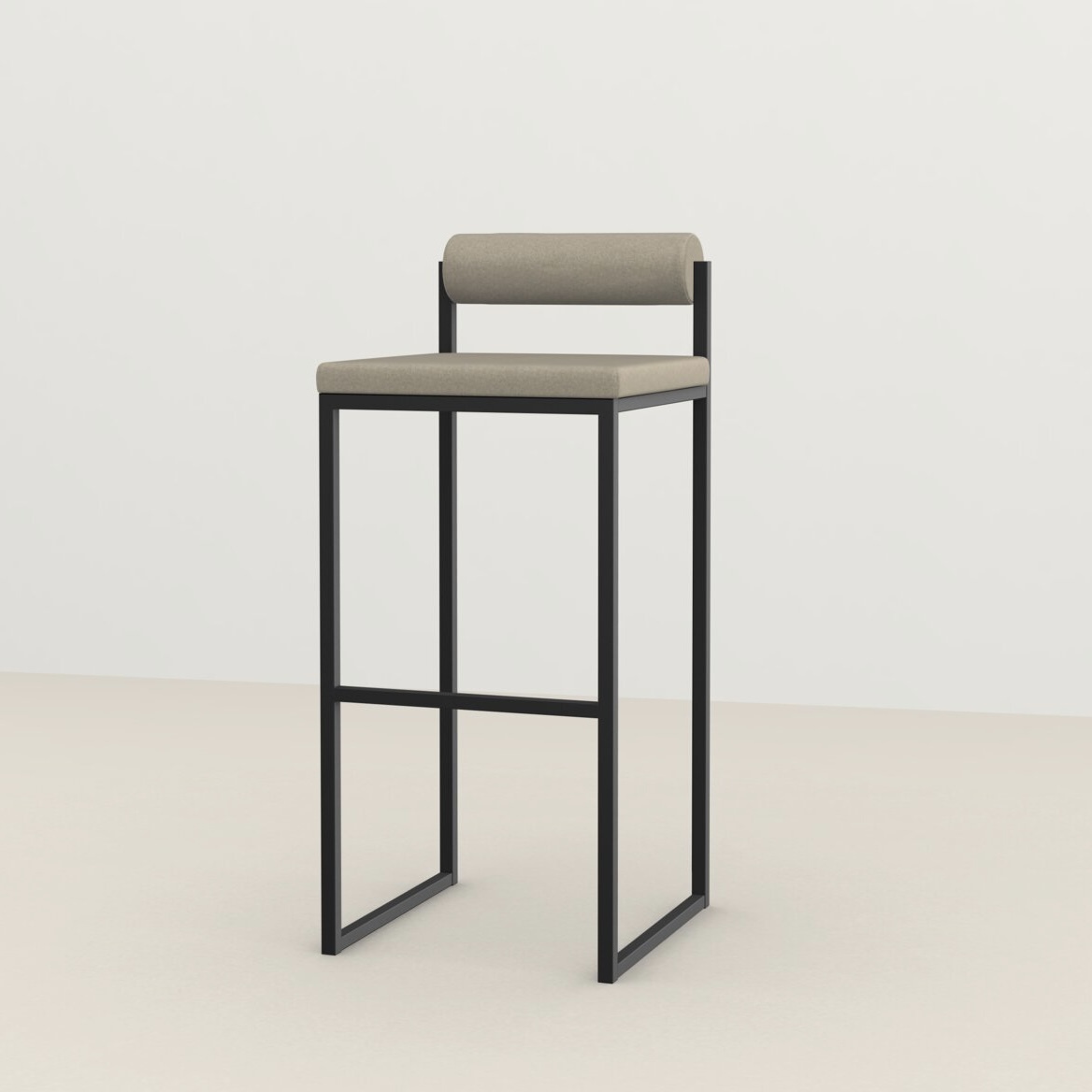 Стул барный Эмили с валиком в стильном дизайне на заказ