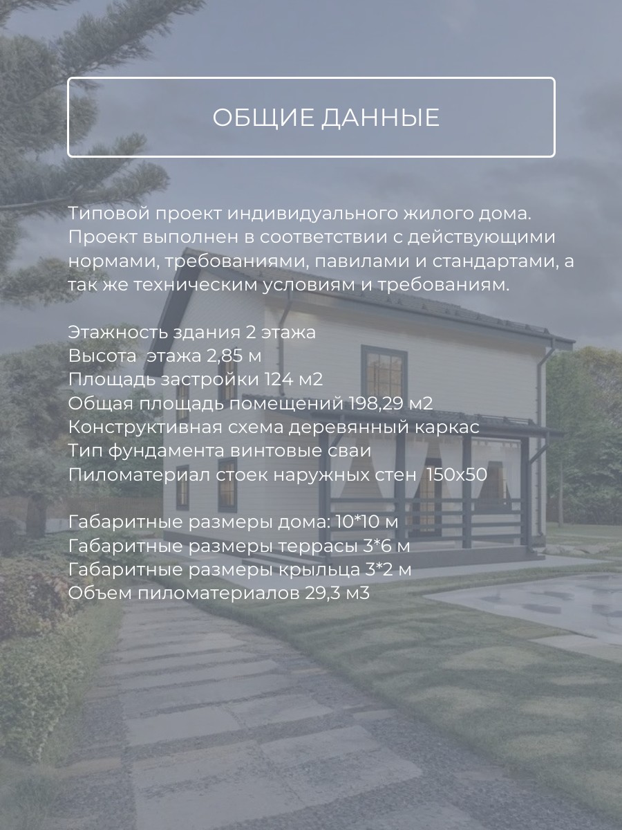 Проект дома 198 м2 / Каркасник / 2 этажа — фото 8