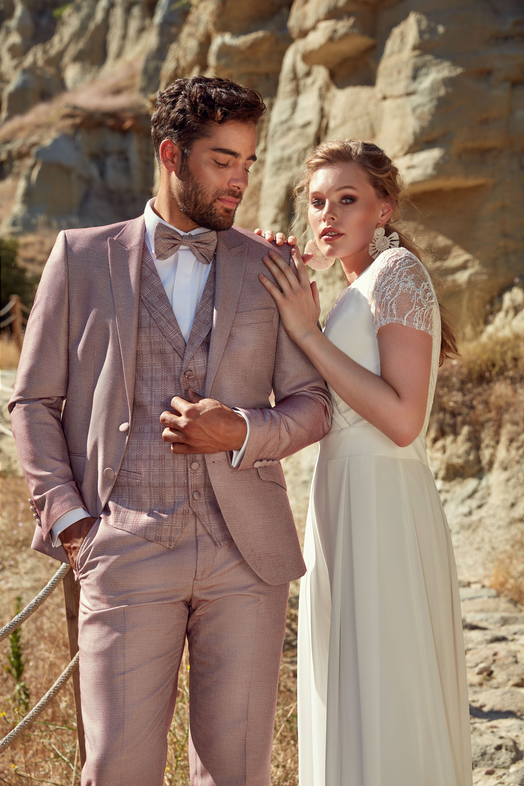 Мужской костюм-тройка на свадьбу "Piza" Adimo, голубой