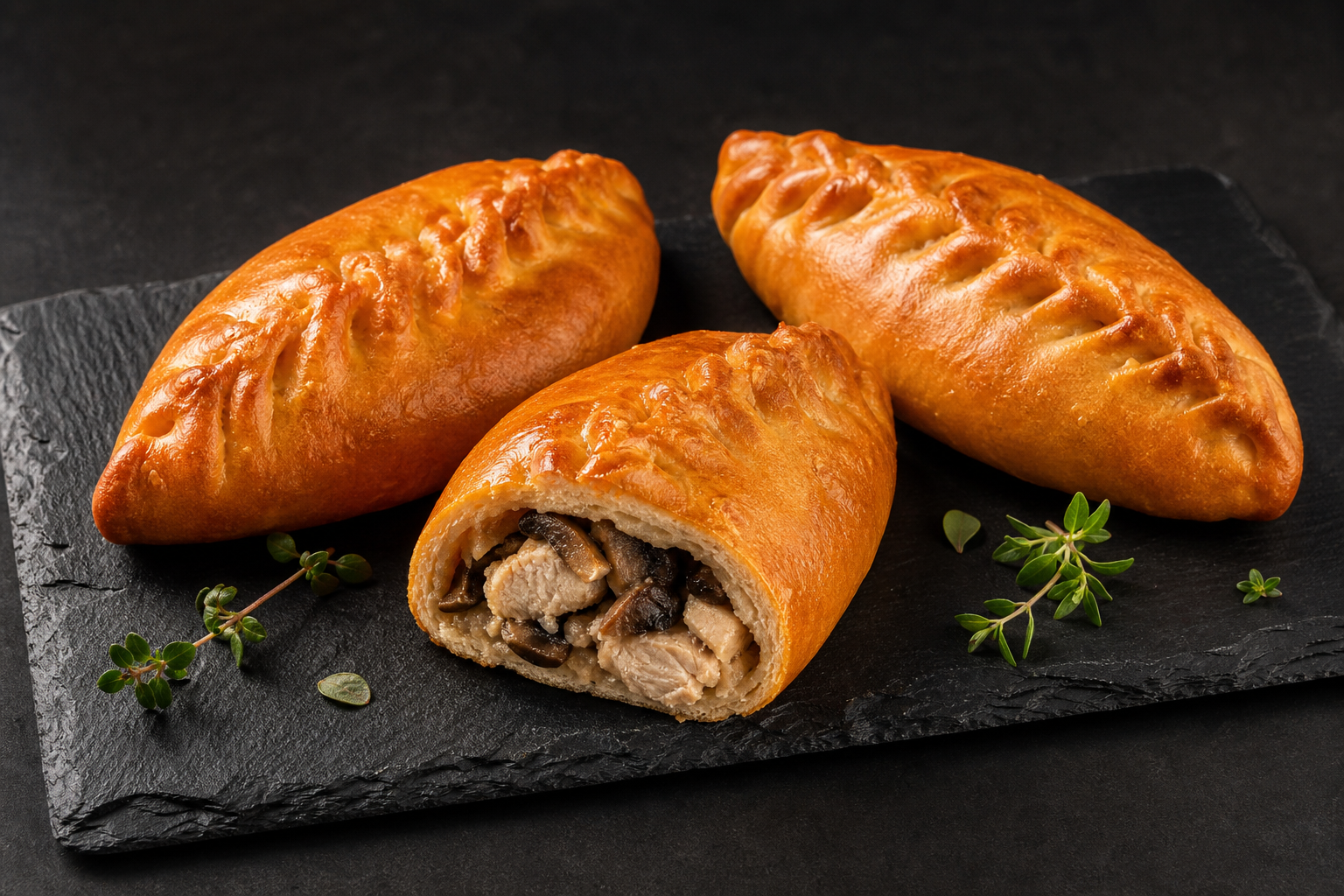Пирожок с курицей — 100 г