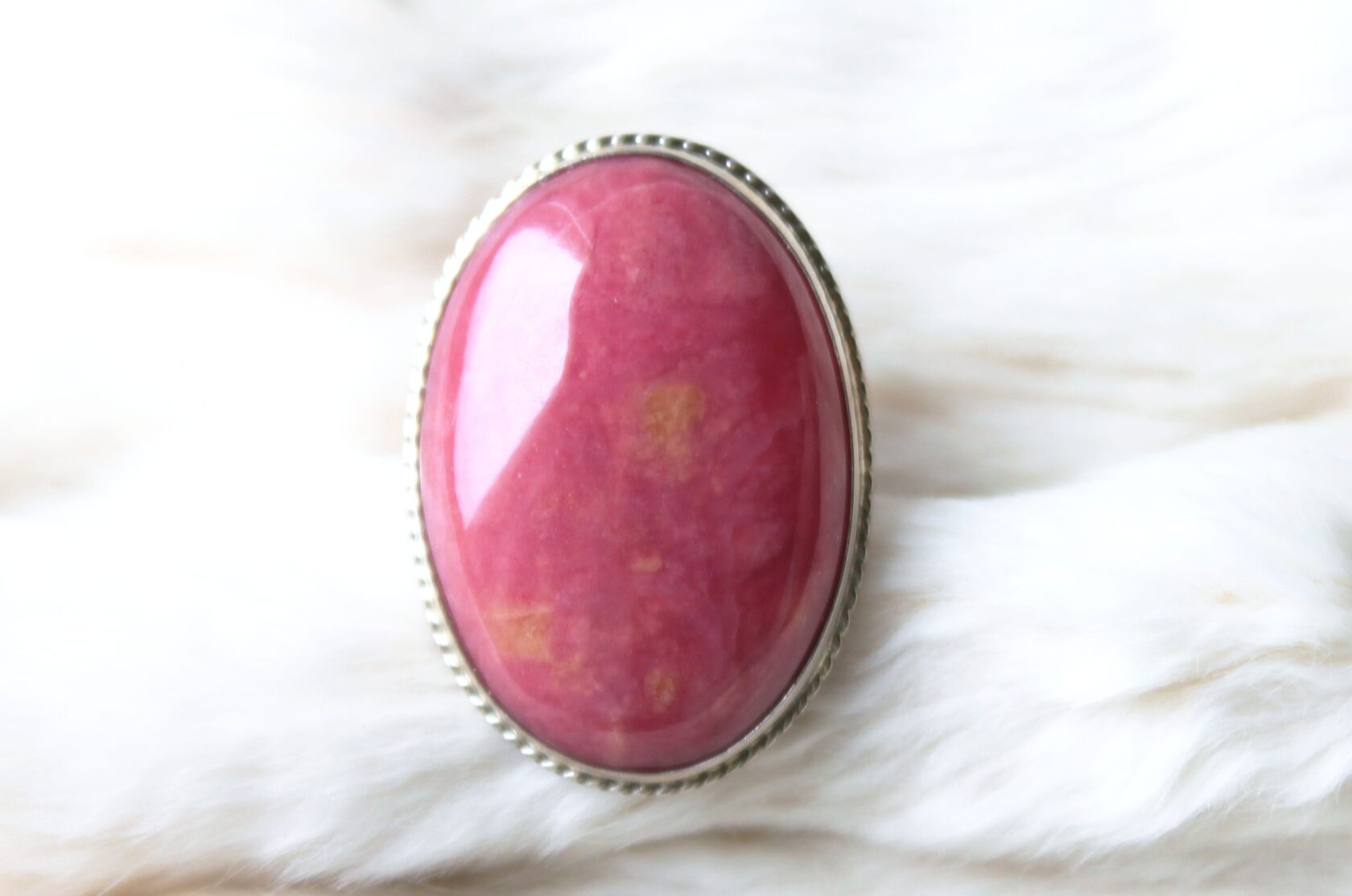 Кольцо с родонитом - купить в интернет-магазине 100URAL