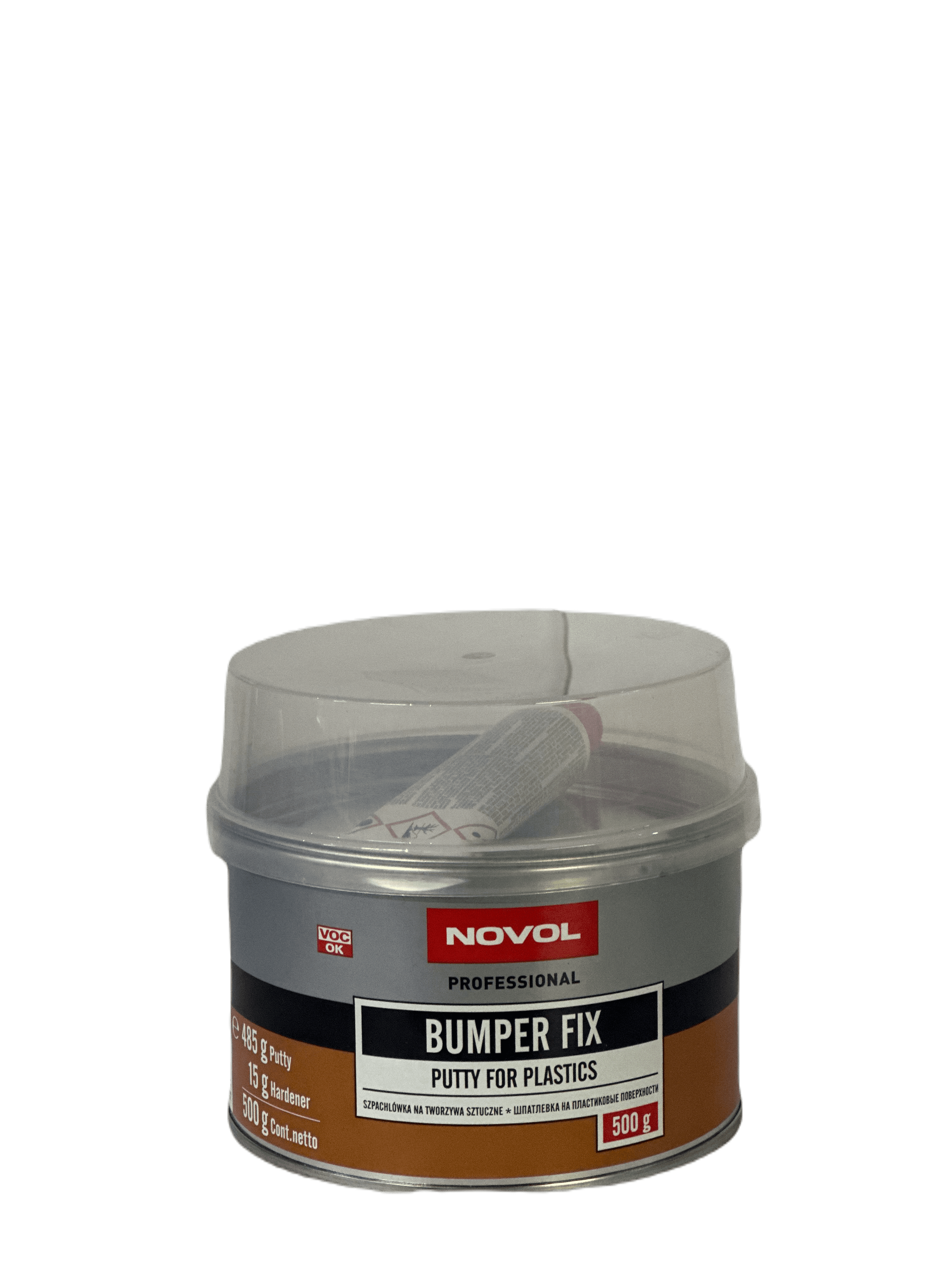 Шпатлевка для пластика ''BUMPER FIX'' 0.5кг NOVOL