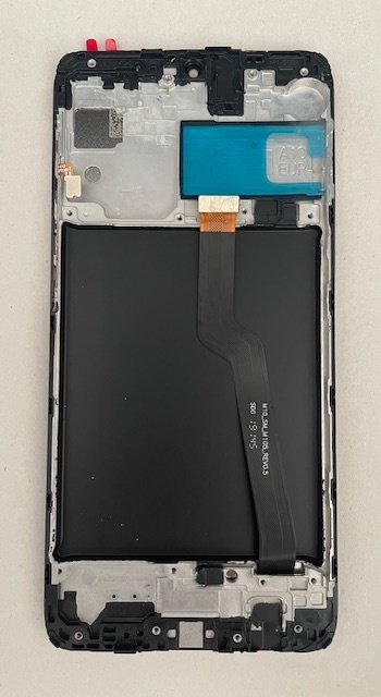 Дисплей с тачскрином Samsung (Самсунг) A105 / A10 (сервисный 100% оригинал) (черный) с рамкой