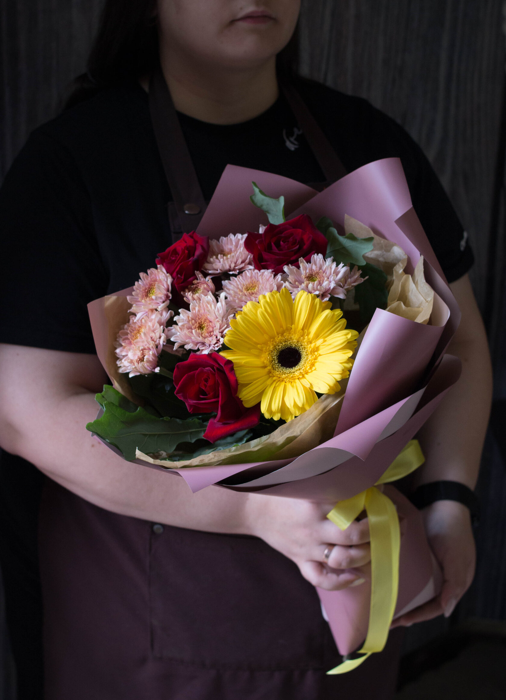 Букет с герберой