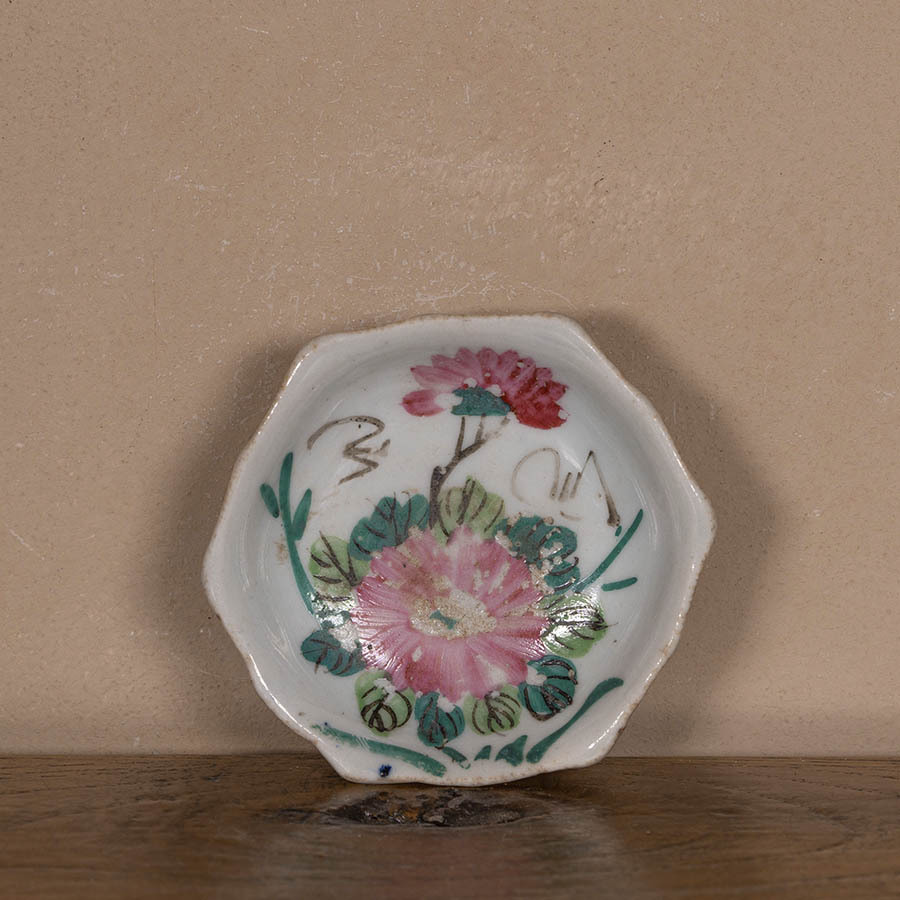 Бэйто подставка под чашечку старинная фарфоровая