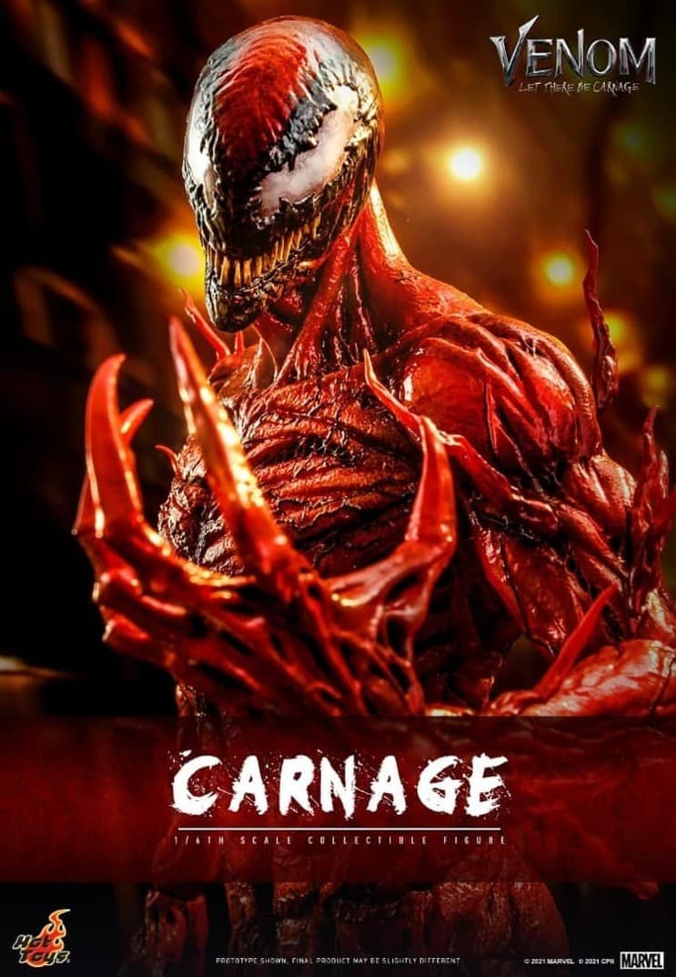 Hot toys MMS620 Venom Let There Be Carnage Carnage Deluxe Version Hot toys