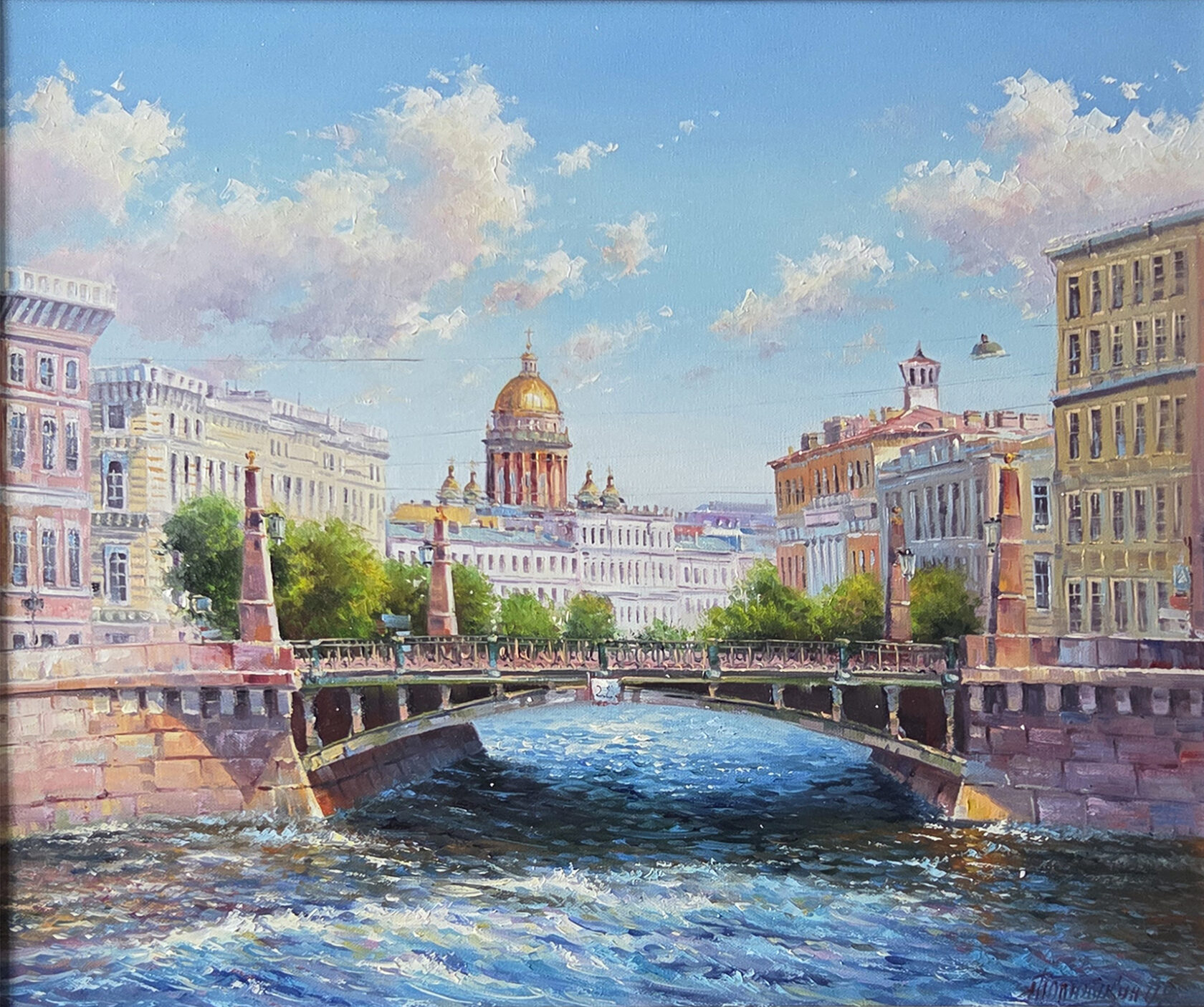 Картина «У Поцелуева моста» - Полюткин Олег