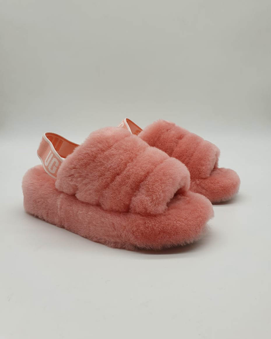 UGG fluff тапочки