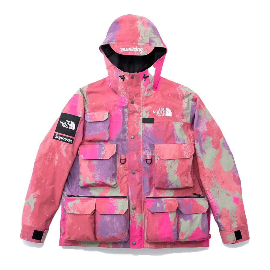 マウンテンパーカー supreme TNF cargo jacket multi color XL Купить Supreme x The North Face Cargo Jacket Multicolor