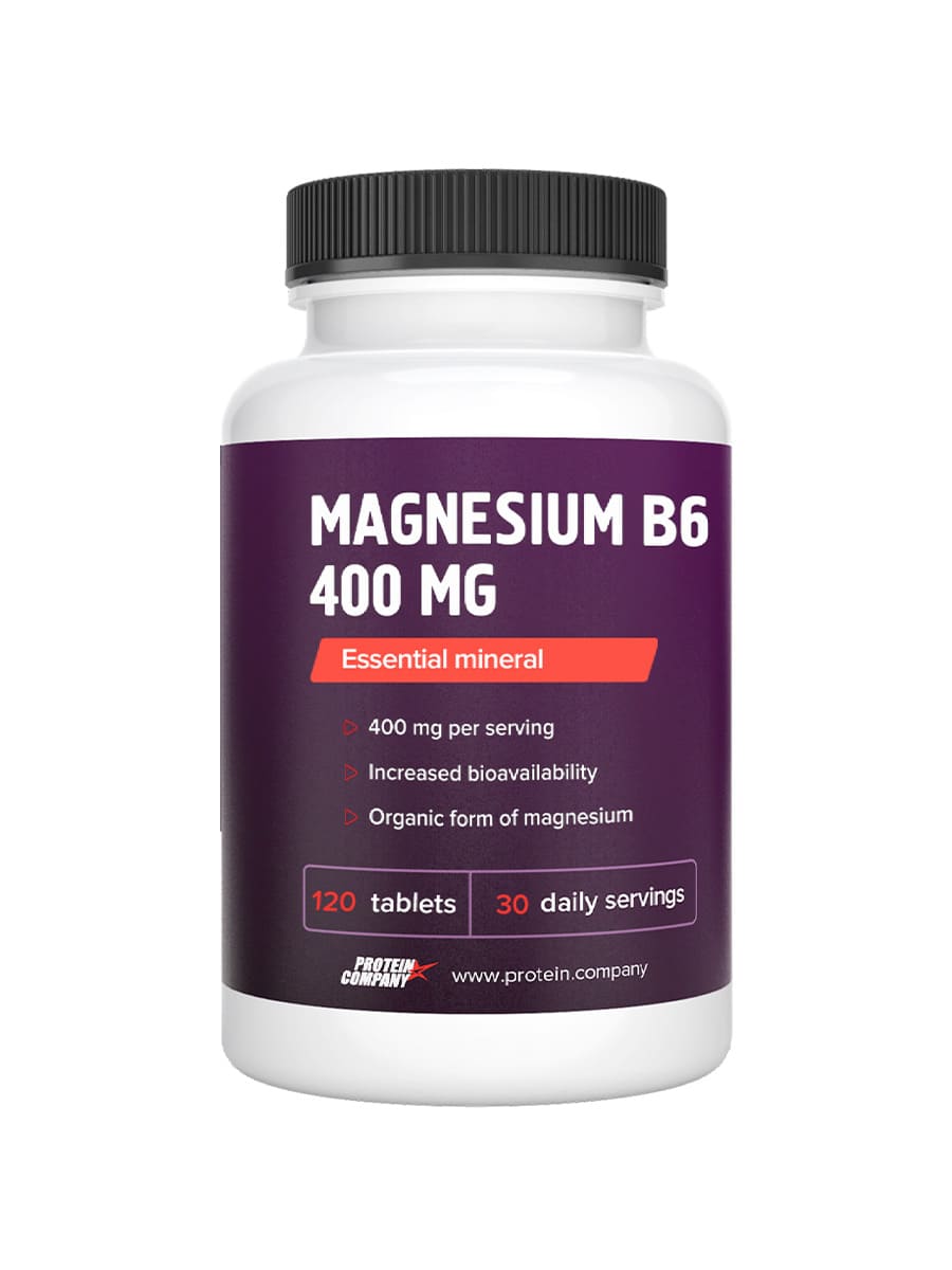Magnesium 400 mg+B6 (Магний цитрат + витамин B6) - protein.company