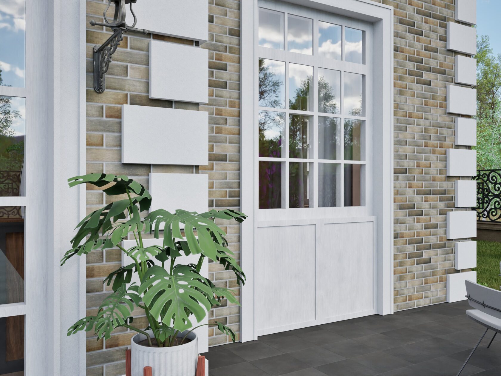 Термопанель BestPoint Ceramics LoftBrick Pepper — фото 6