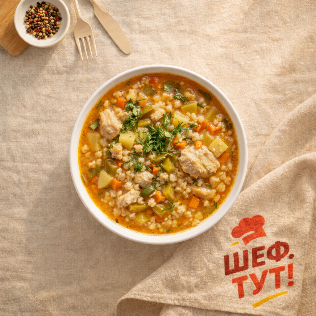 Рассольник с курицей