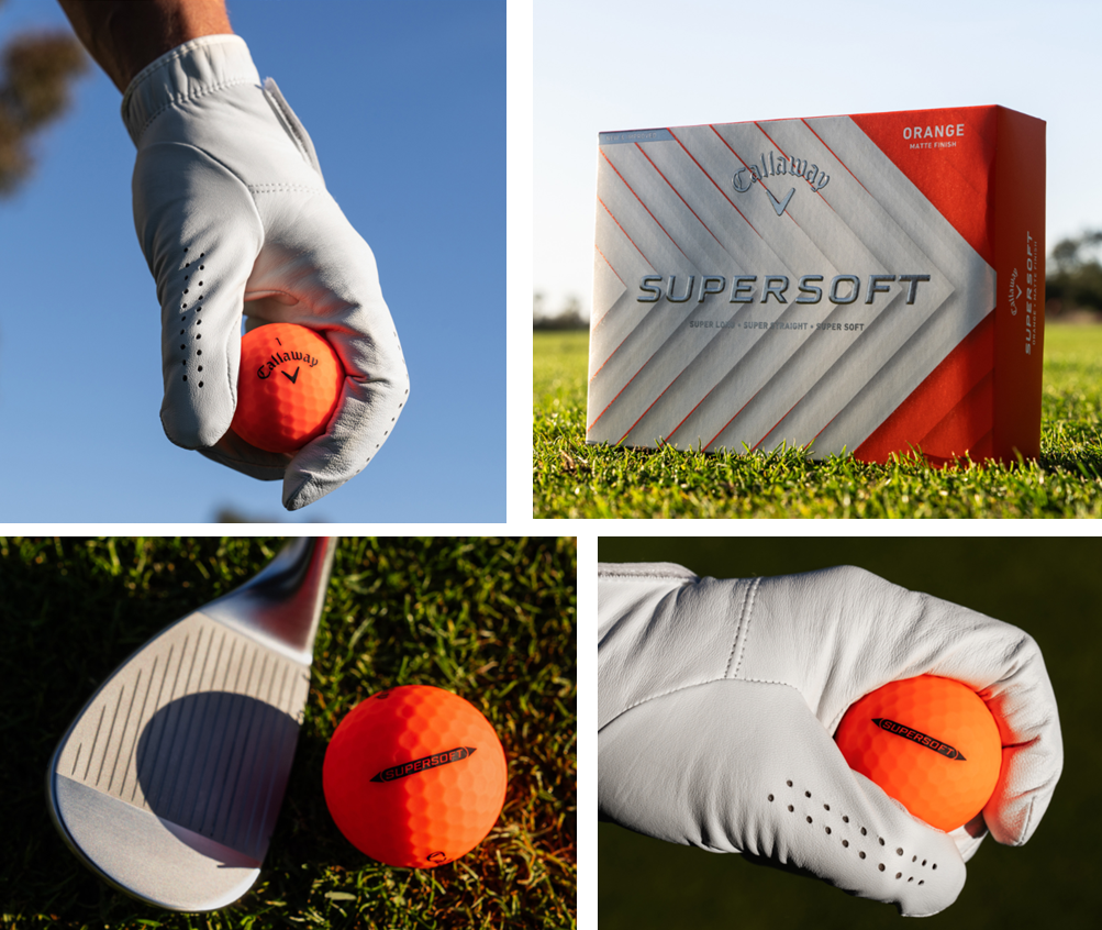 CALLAWAY CHROME SUPERSOFT MATTE ORANGE