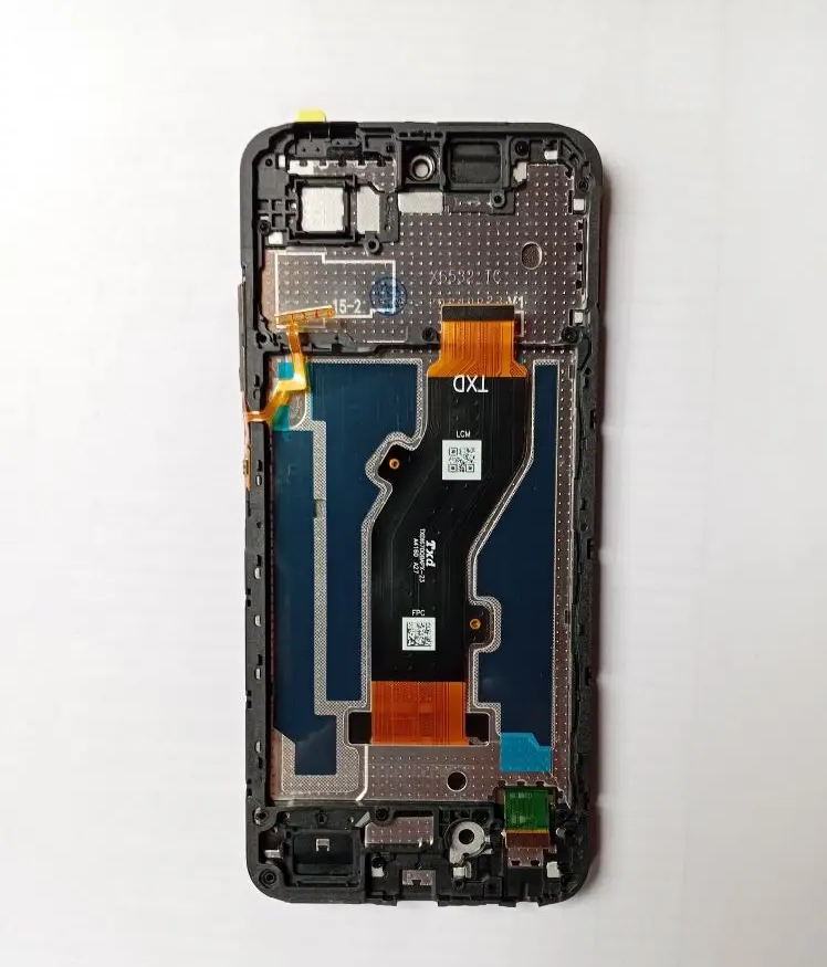 Дисплей с тачскрином Infinix Smart 9 (черный) оригинал в рамке