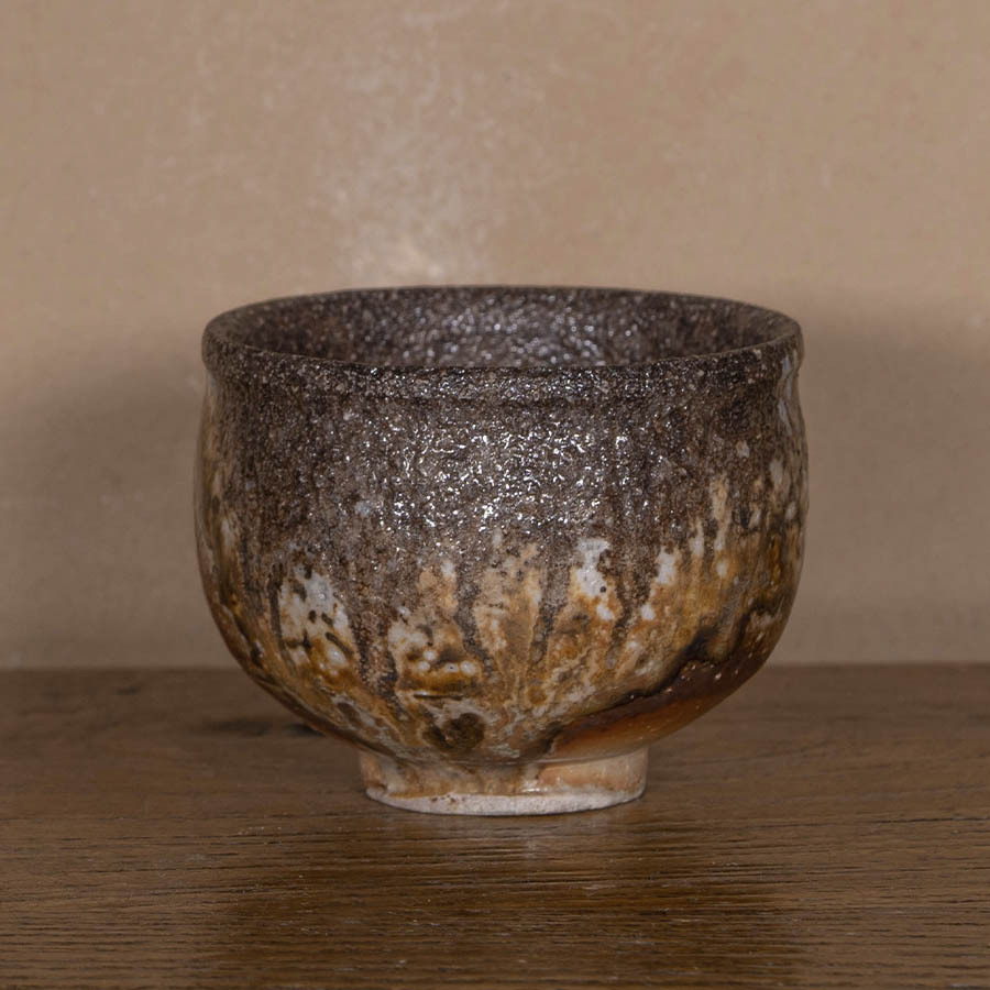 Чашечка Дэхуа дровяного высокотемпературного обжига с пепельной глазурью